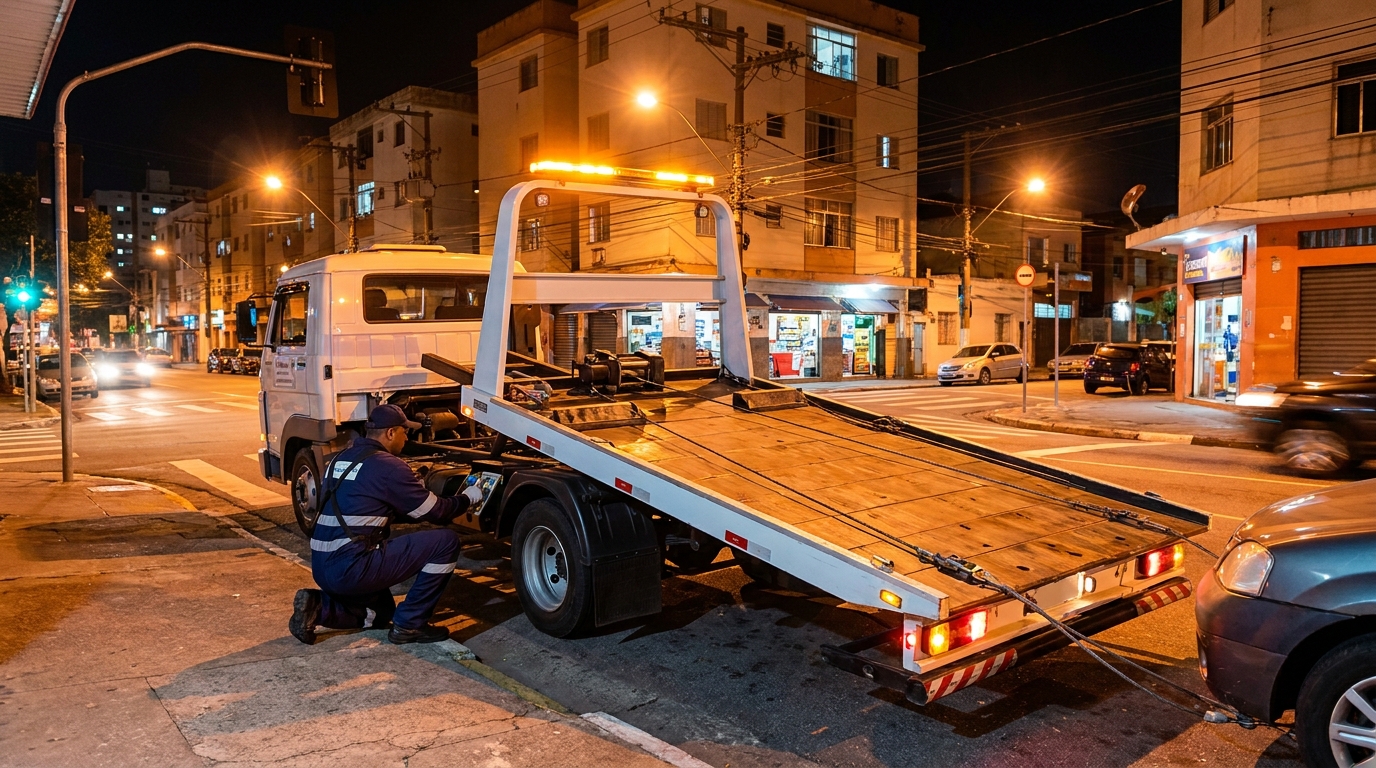 Guincho 24h profissional no Carimã, Foz do Iguaçu‑PR